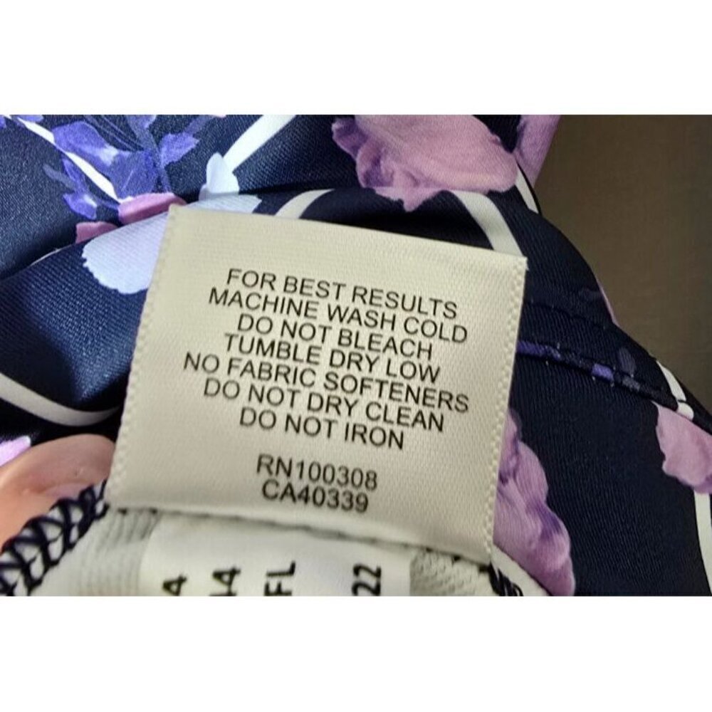 Peter Millar Womens Golf Birdie Sweatshirt M Purple Floral UPF Activewear Sport - Picture 11 of 14